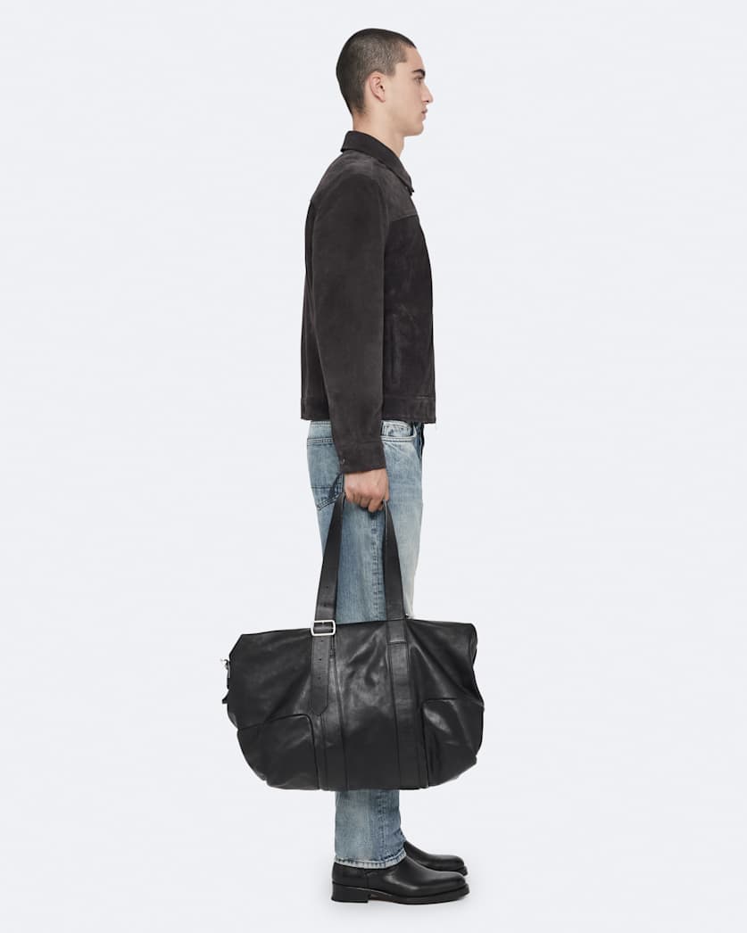 Rhone Suede Jacket ANTHRACITE GREY | ALLSAINTS US